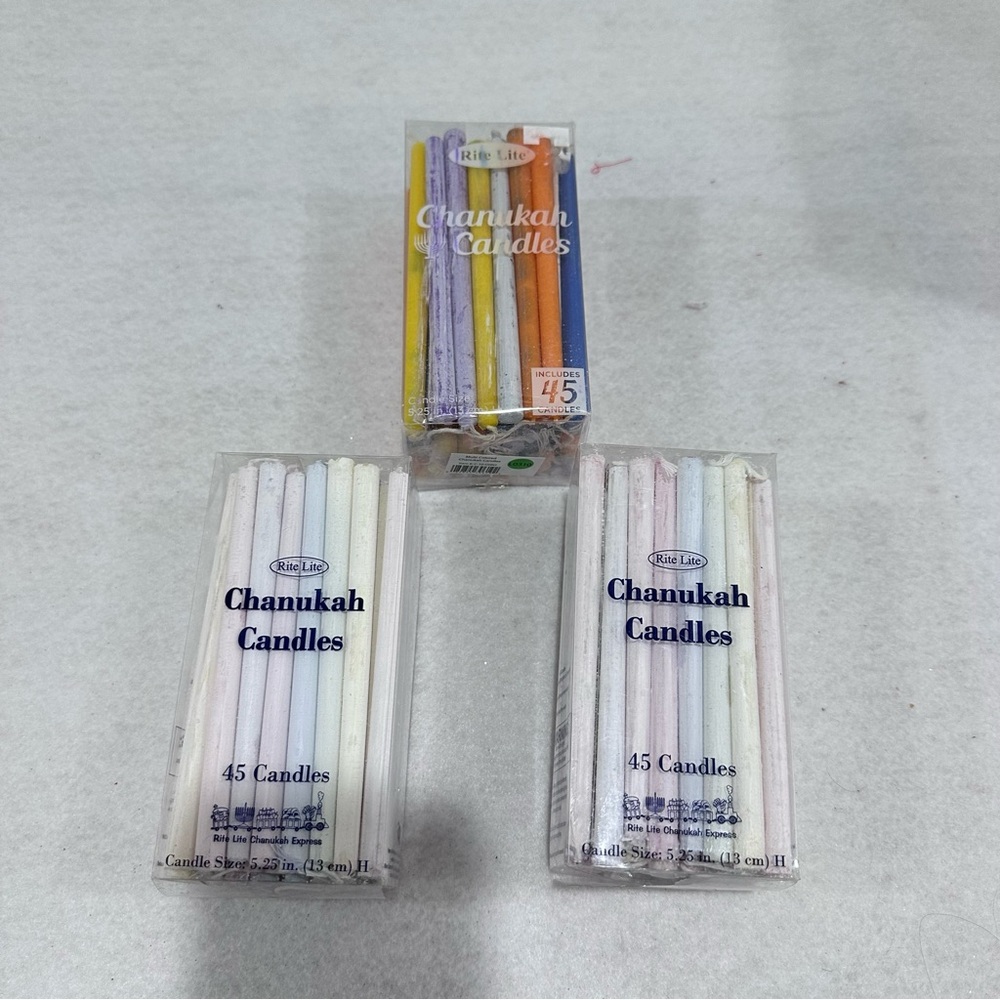 Chanukah Candles - Multicolor